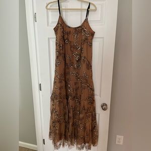 Anthropologie long flowy dress size medium - wore once!